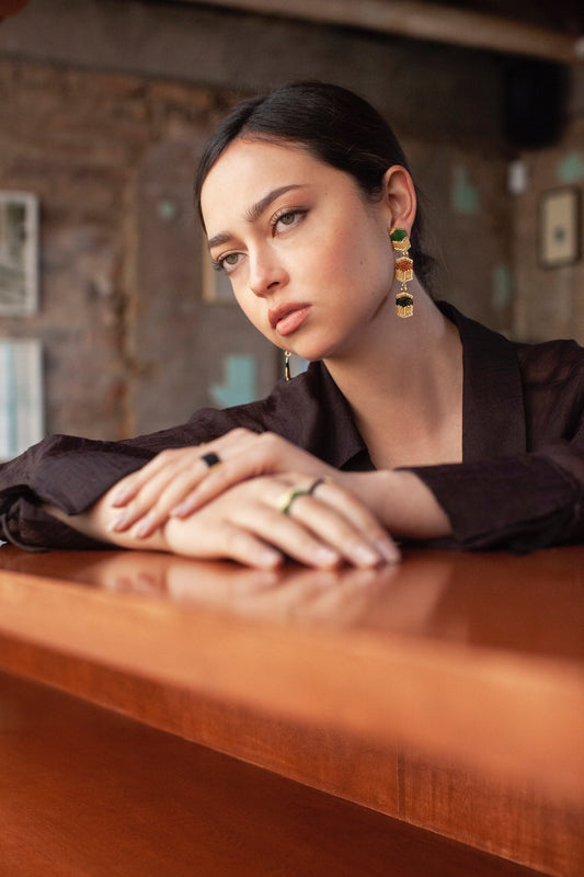 Eulalia Earrings Three pieces