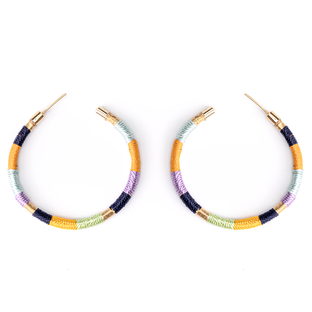 Aquarella Cobalt Hoops