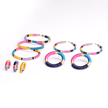 Load image into Gallery viewer, Aquarella Ceruleum Earrings
