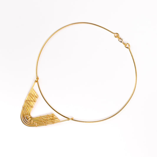 Bamboo Amaia Aretes y Collar