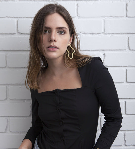 Bamboo Bianca Earrings